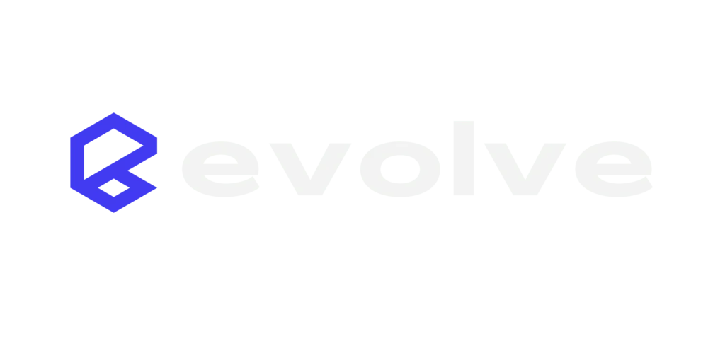 Evolve Digital - website header white logo