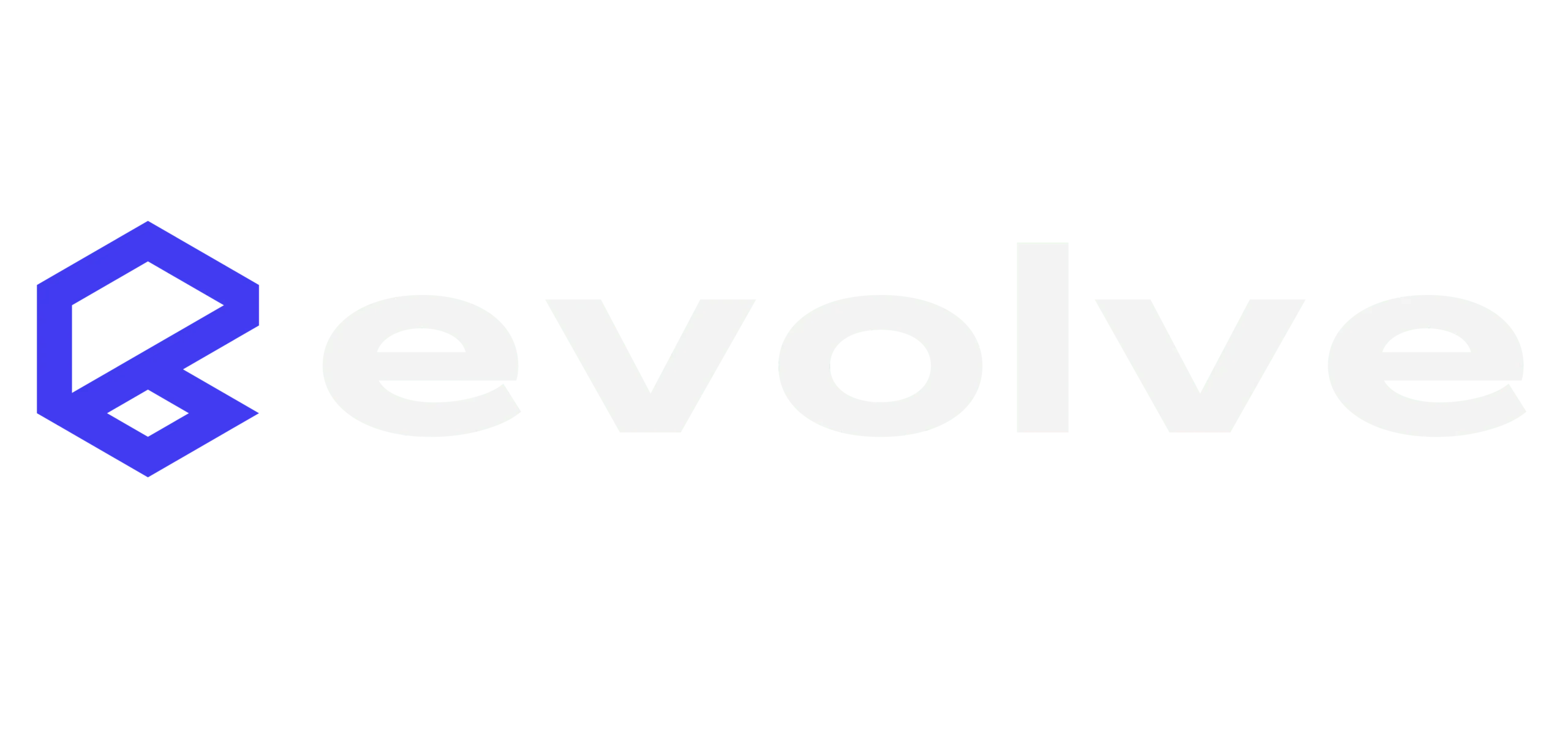 Evolve Digital - website header logo white (mobile devices)
